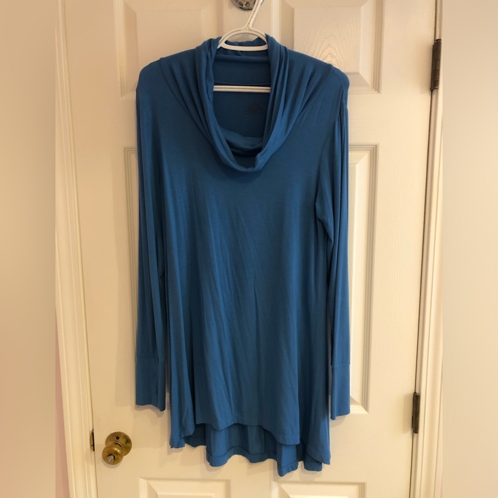 Cuddl Duds Women’s Softwear With Stretch Long Sleeve Cowl Tunic